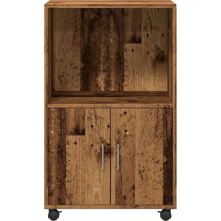 vidaXL Rollschrank Altholz-Optik 55x40x91 cm Holzwerkstoff 853189 – Bild 3