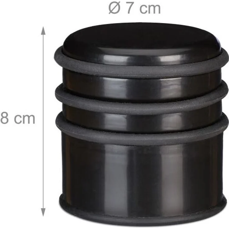 4 x Türstopper schwarz 10029837 – Bild 4