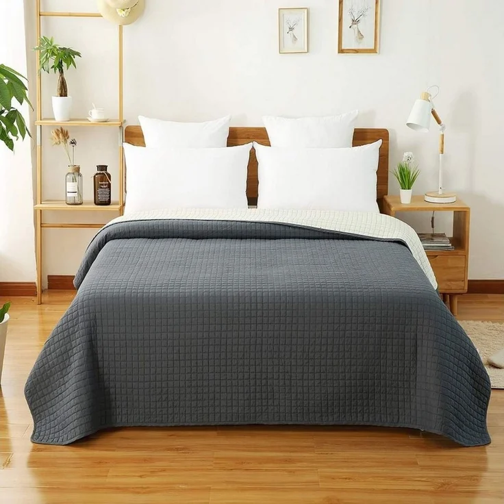 Woltu Tagesdecke, Tagesdecke aus Polyester für Bett – Bild 1