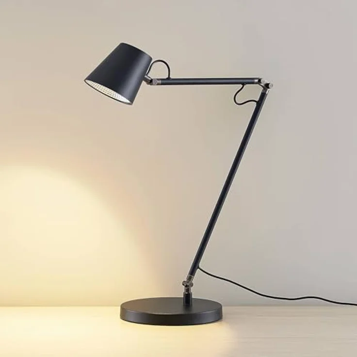 Lucande LED-Schreibtischlampe Tarris, dimmbar, Höhe 46 cm, schwarz – Bild 4