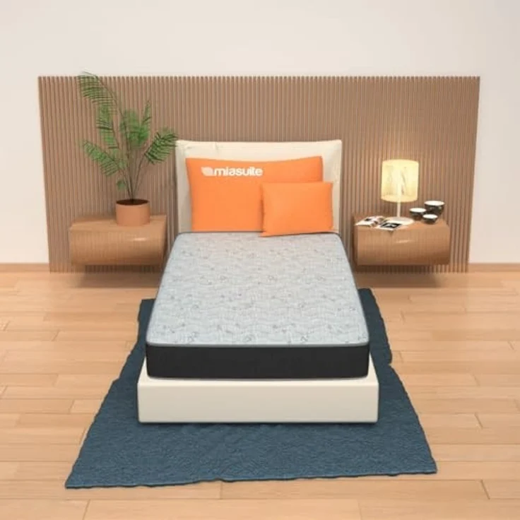 miasuite i sogni italiani Matratze 75x180 cm, Höhe 13 cm - aus Waterfoam, Klappmatratze, Atmungsaktive, Antiallergisch und Milbendicht. Modell: Summit H13 – Bild 1