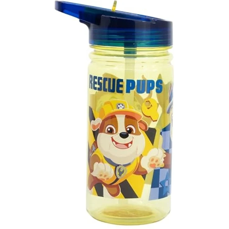 Storline Trinkflasche Paw Patrol 475 ml Kinderflasche mit Klappdeckel & Griff – Bild 2