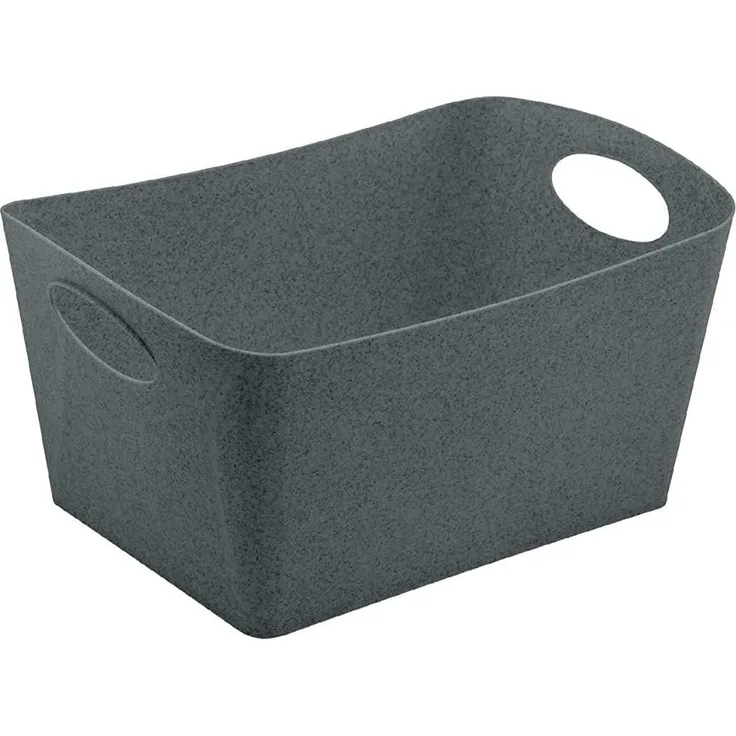 Koziol Aufbewahrungsbox Boxxx M, Box, Kiste, Korb, Aufbewahrung, Thermoplastischer Kunststoff, Organic Deep Grey, 3. 5 L, 5744673