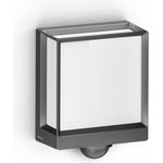 Steinel 'L 40 SC' LED-Außenleuchte mit 180°- Bewegungsmelder und Bluetooth, per App einstellbar, 12,9 W, 3000 K, Aluminium anthrazit, 20,1 x 10,5 x 26,1 cm