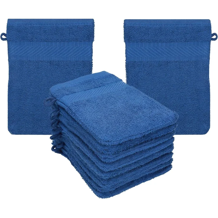 Betz Waschhandschuh 10 Stück Waschhandschuhe Palermo Frottee Größe 16 x 21 cm