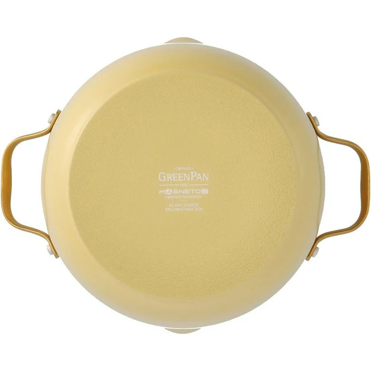GreenPan Padova Reserve 6 Tlg Topf&Pfannenset Gelb – Bild 2