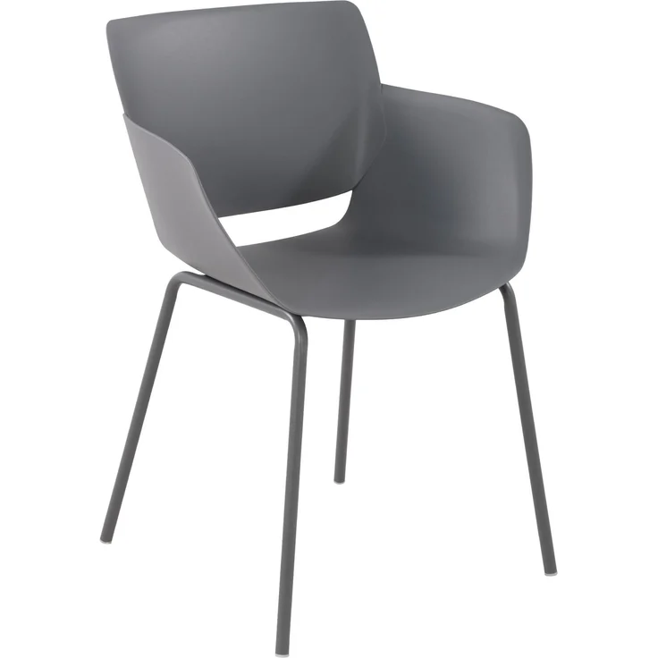 CLP Sitzgruppe Berena Set Tisch Berea Stühle Alpena wetterfest und UV-beständig,dunkelgrau 2 Stühle – Bild 7