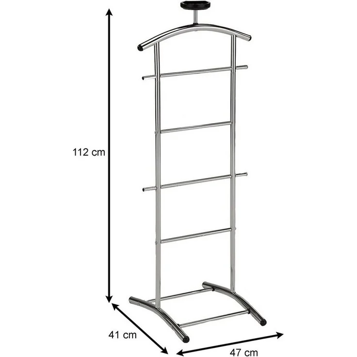 IDIMEX Herrendiener ATRIX, Herrendiener Stummer Diener Damendiener Kleiderbutler Kleiderstange Kl – Bild 2