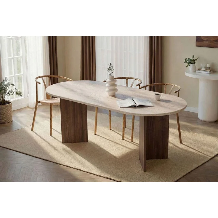 Skye Decor Esstisch »Sabella«, moderner (1-St, Einzeltisch), 200x90 cm, In 5 Farben erhältlich, Stabil & pflegeleicht – Bild 4
