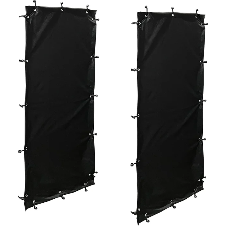 Quick Star Kaminholzregal Wetterschutz 66x108cm für Kaminholzregal 70x145cm, (2-St), PVC Beschichtung 260g/m² – Bild 1