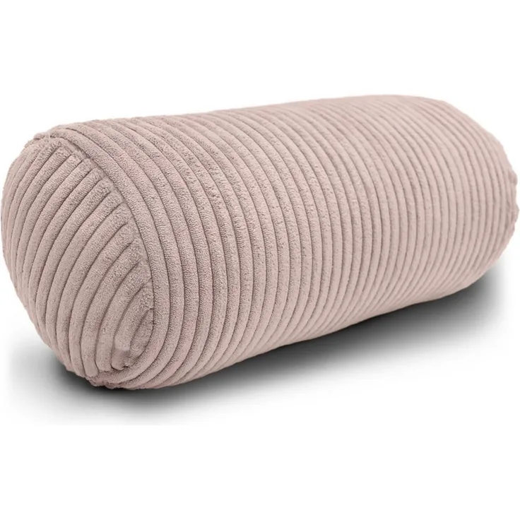 Amilian Nackenrolle mit Bezug 15x40 cm - Kissenrolle - mit Nackenrollenbezug - Bettrolle, Kopfstütze, Nackenstütze mit Bezug, ideal als Dekokissen, Sofakissen, Kissen, Kissenrolle, Lagerungskissen, Schlafkissen und für Reisen