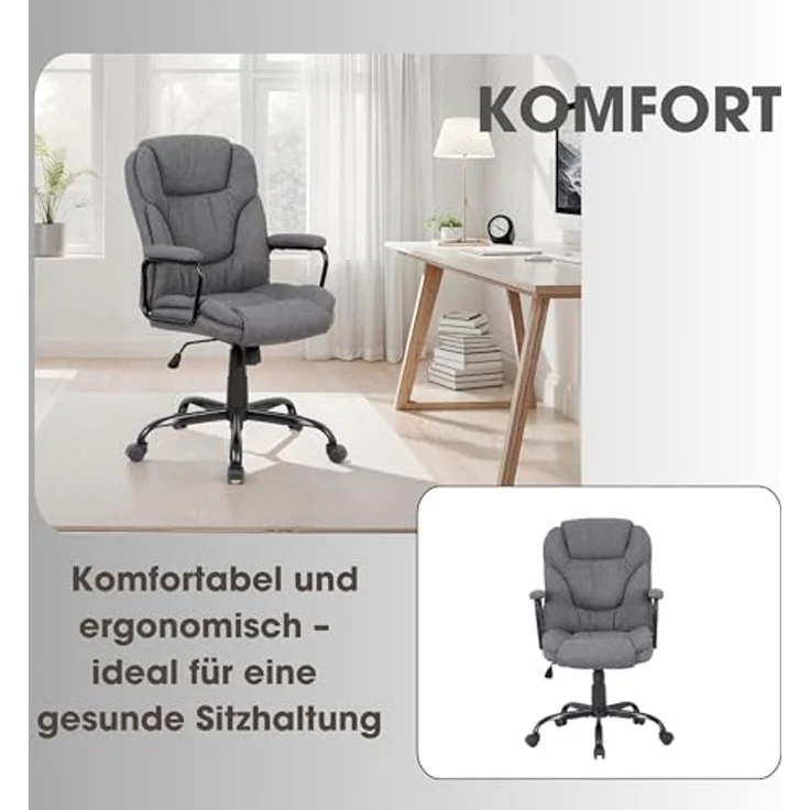 byLIVING Chefsessel Sting (1 St), gemütlich gepolsterter Bürostuhl mit viele Einstellungsmöglichkeiten – Bild 4