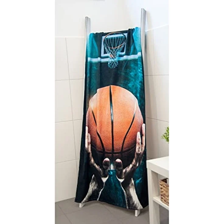 Herding Young Collection Badetuch Basketball, Velours (1-St), hochfarbig bedruckt – Bild 2