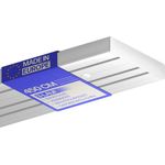 Bestlivings Gardinenschiene ( Weiß ) 450cm (1x90/3x120 cm) 3-läufig