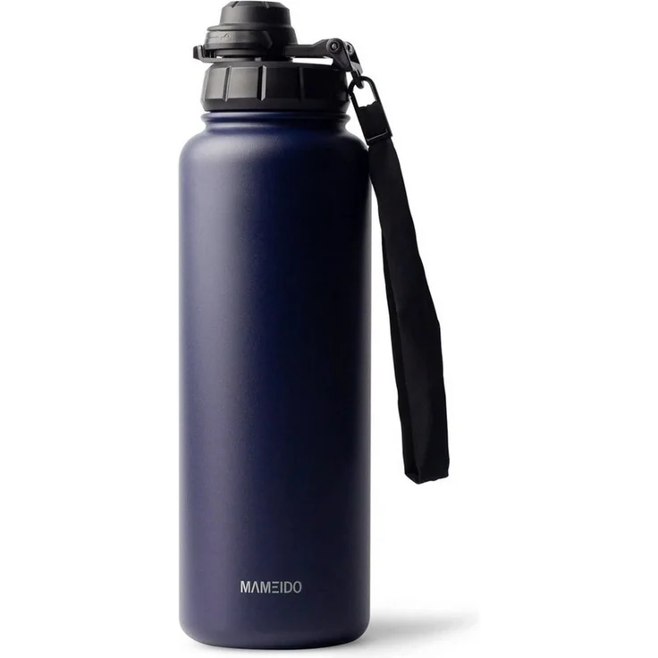 MAMEIDO Thermoflasche, mit 2-in-1 Deckel, Strohhalm und Handschlaufe in 500 ml, 700 ml & 1,2l – Bild 5