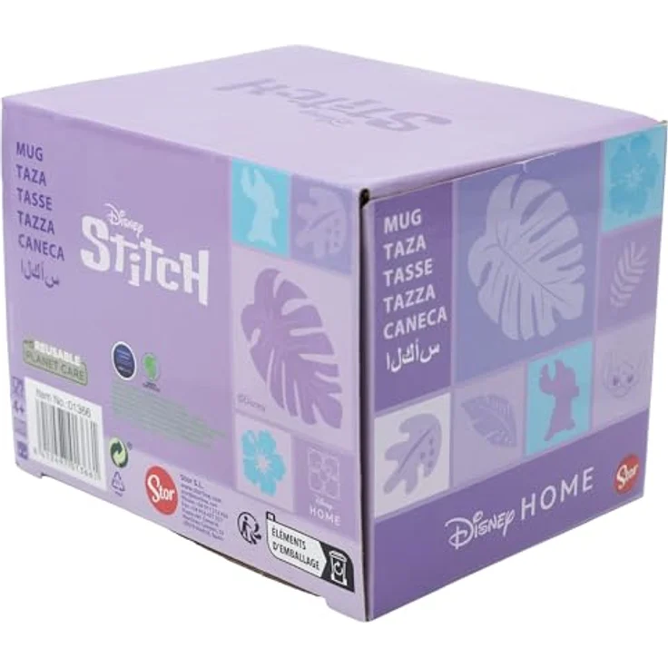 Stitch Becher Keramik Tasse Tee Kaffee Becher Pott im Geschenkkarton – Bild 5
