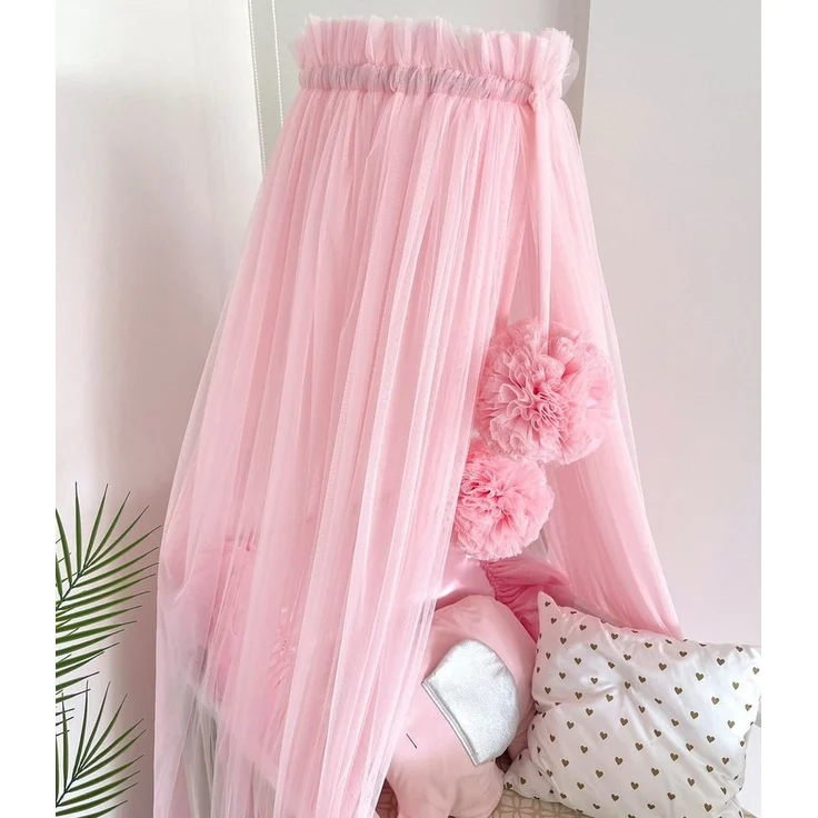 Baby Fancyroom Betthimmel Betthimmel aus 12 Meter Tüll aus 1. Klasse für Kinderbett Gitterbett, Himmel für Babybett Kinderbett – Bild 3