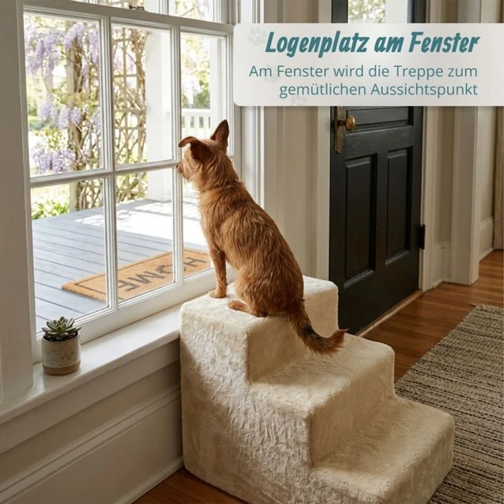 Relaxdays Hundetreppe mit 3 Stufen – Bild 3
