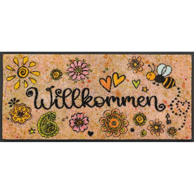 wash+dry by Kleen-Tex Läufer Bring Glück herein, rechteckig, Höhe: 7 mm, Teppich – Bild 5
