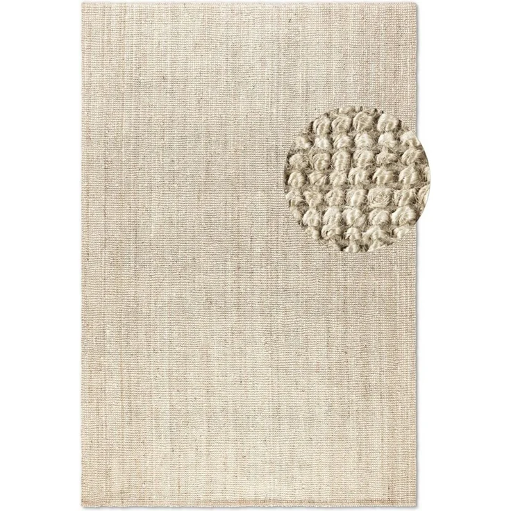 HANSE Home Teppich Jaipur Juteteppich, Läufer und Rund, rechteckig, Höhe: 10 mm, Naturfaser, Wohnzimmer, Esszimmer, Schlafzimmer, Boho, GRS – Bild 2