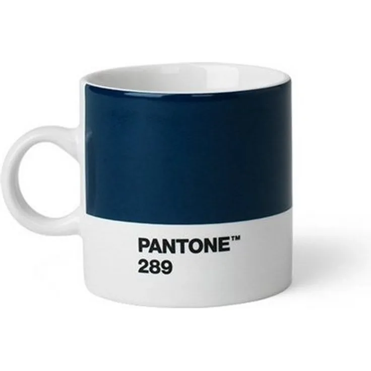 PANTONE Kaffeeservice, Fine Bone, Fine Bone, PANTONE Porzellan Espressotasse, dickwandig, spülmaschinenfest, 120ml