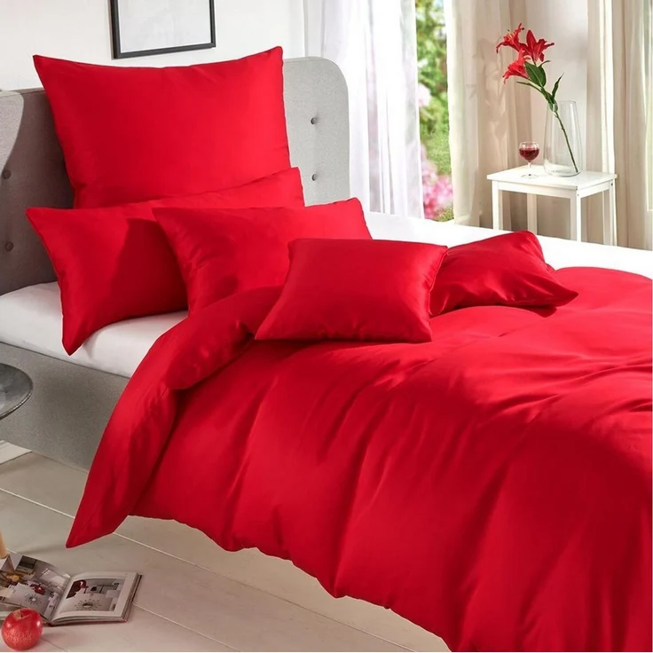 TRAUMSCHLAF Bettwäsche Uni Tencel™ Lyocell, Lyocell, 2 teilig, glatte Oberfläche und super angenehmes weiches Hautgefühl – Bild 3