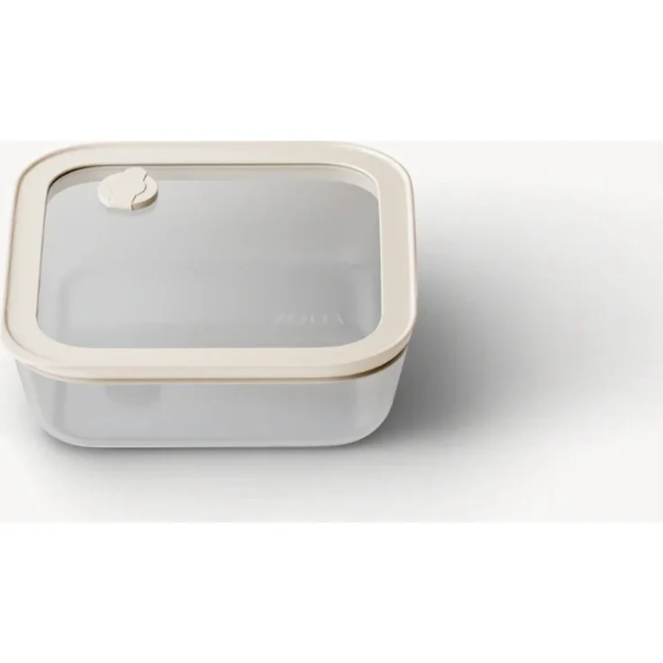 Frischhaltedosen aus hochwertigem Borosilikatglas mit Deckel, quadratisch - Luftdicht & stapelbar 600 ml – Bild 1