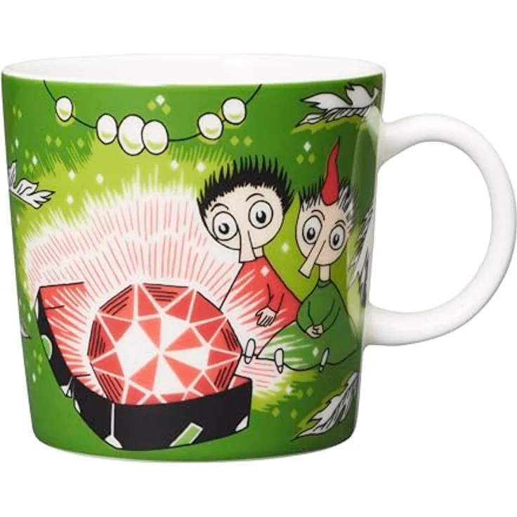 Arabia Moomin Becher 0,3 L Thingumy and Bob green – Bild 2
