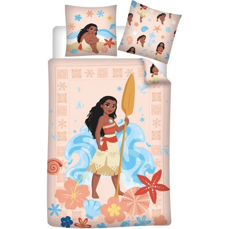 Disney Vaiana Bettwäsche 140x200 + Kissen 65x65 cm Kinder Bettset Polycotton – Bild 3