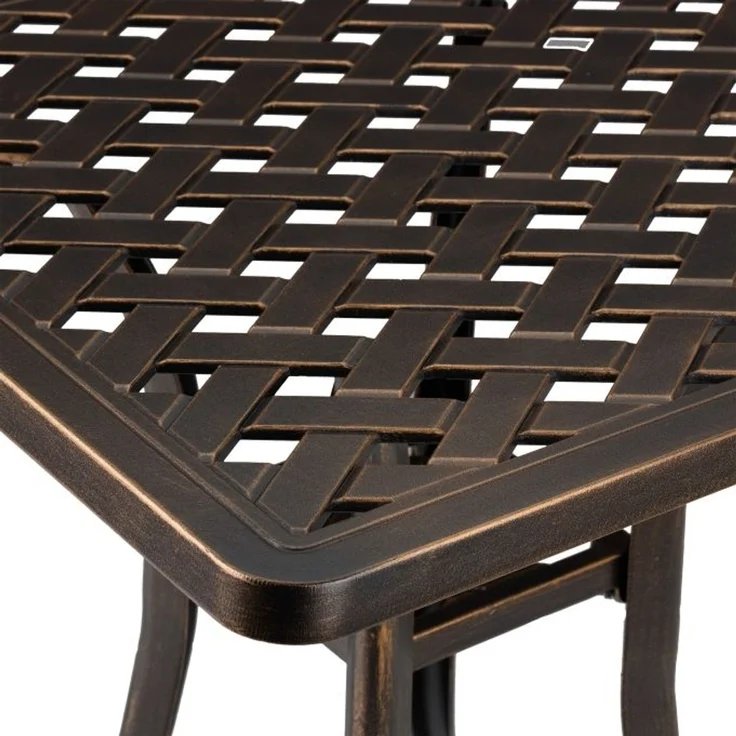 Relaxdays Antiker Gartentisch Aluminium – Bild 5