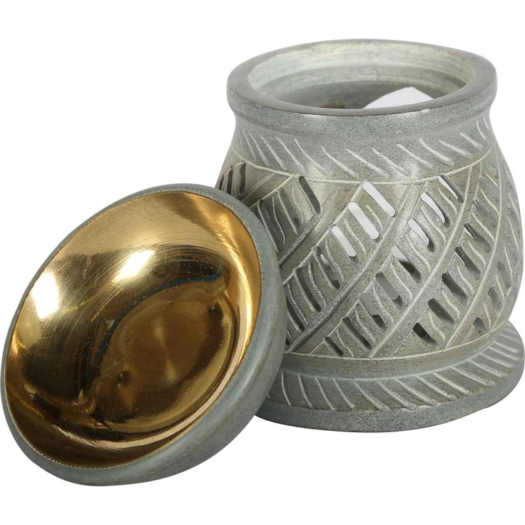 Orientalische Duftlampe Namaste Grün – Bild 2