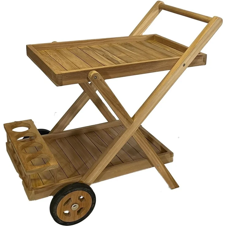 Teakholz Servierwagen SIMPLY – Bild 3