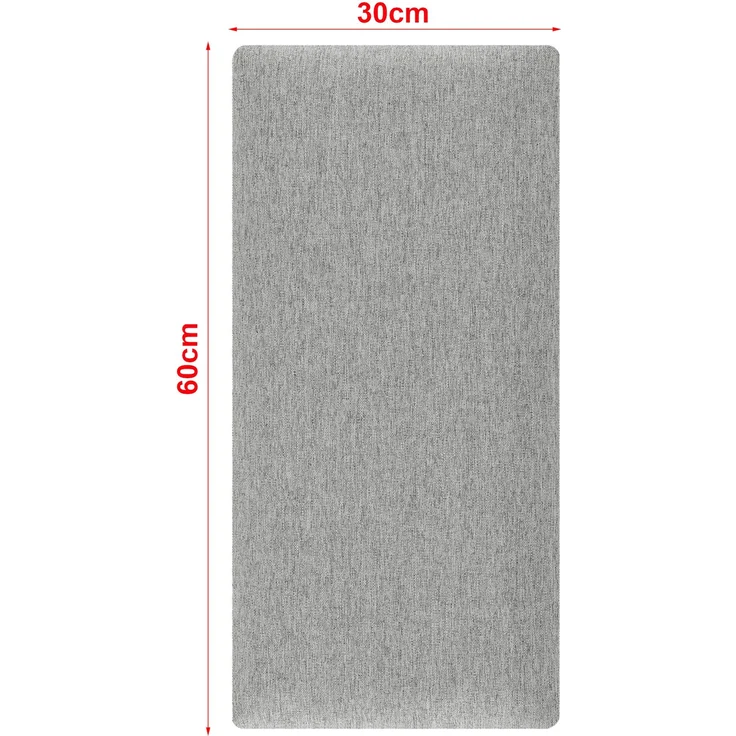 Wandkissenset Carpino 3-tlg. Textil 60x30 cm Hellgrau [neu. haus] – Bild 3