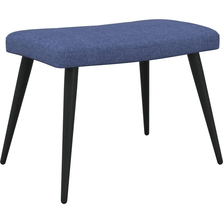 vidaXL Relaxsessel mit Hocker Blau Stoff [327956] – Bild 6