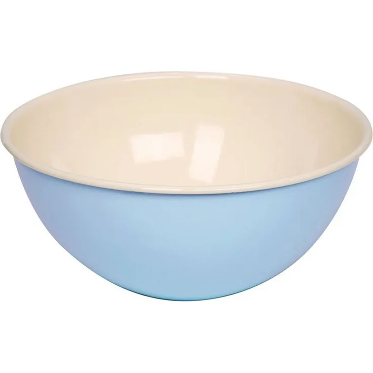 Riess Obstschüssel Emaille Salatschüssel | 30cm Blau