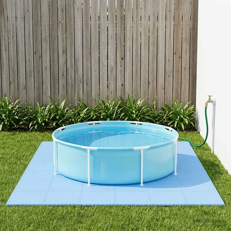 vidaXL Pool Bodenschutzmatte 24 Stk. Blau 8,64 m² EVA-Schaum 3433293