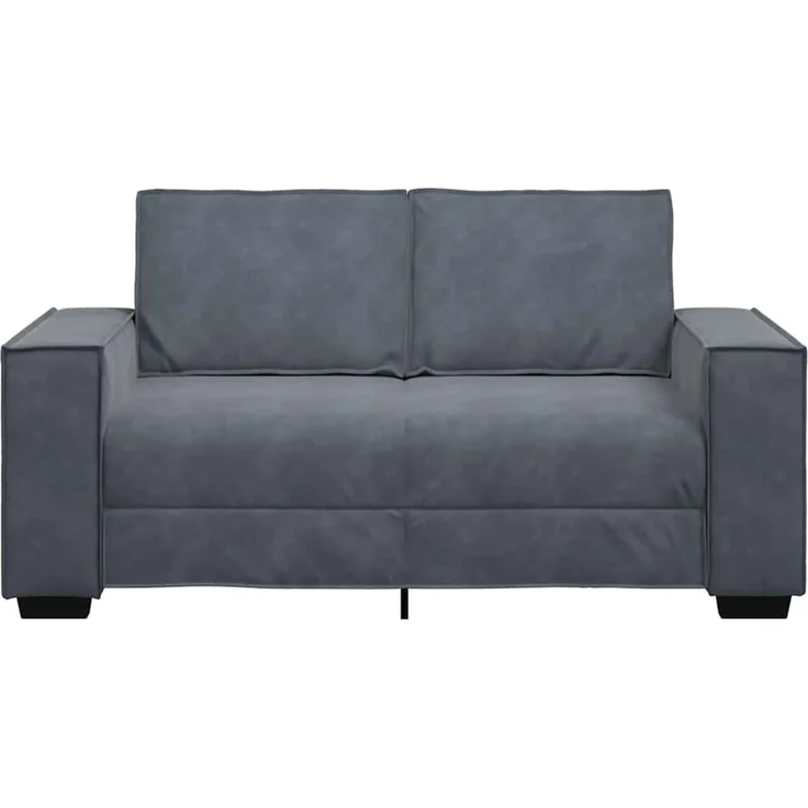 vidaXL 2-Sitzer-Sofa Dunkelgrau 160x78x84 cm Samt 4105011 – Bild 3