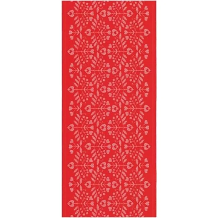 EKELUND MASTER WEAVERS 1692 Tischläufer Tischläufer Julhjärtan 380 35x80 cm, gewebt