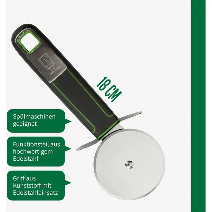 Chefkoch trifft Fackelmann Pizzaschneider Pizzaschneider Premium – Perfekt für Pizza, Flammkuchen & Co. – Bild 3