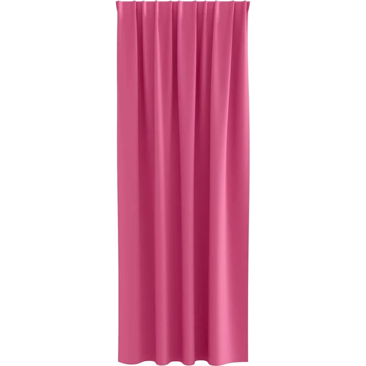 vidaXL Verdunkelungs-Vorhänge mit Ringen 2 stk. Helles Pink Polyester 4107517 – Bild 4