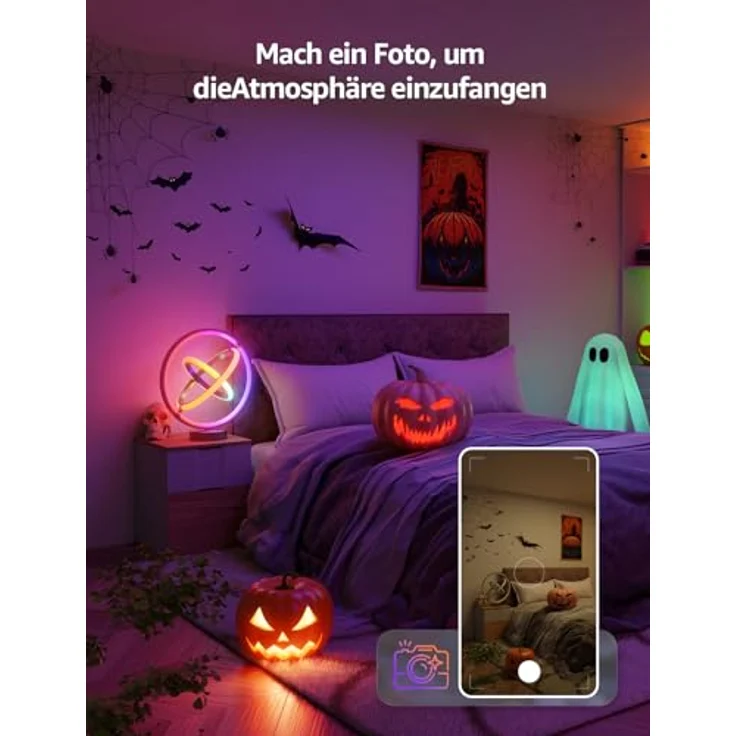 Lepro AI Smart Tischlampe TB1, KI-Lichtdesign-Assistent mit Musik Sync, APP Sprachsteuerung, RGB+IC-Technologie, dimmbar, kompatibel mit Alexa/Google, ohne Fernbedienung – Bild 4