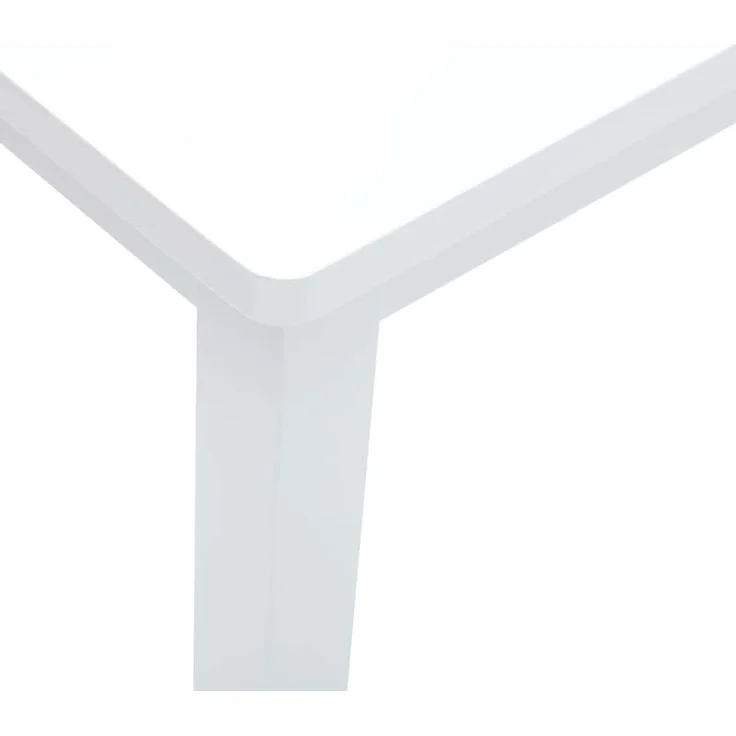 vidaXL Bank 90 cm Weiß Massivholz Gummibaum 4102599 – Bild 7