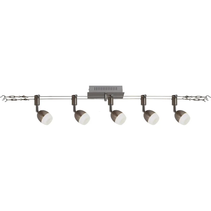 näve LED Deckenleuchte Tony, LED fest integriert, individuell einstellbar, incl. 5x4W LED, Energieeffiziensklasse G