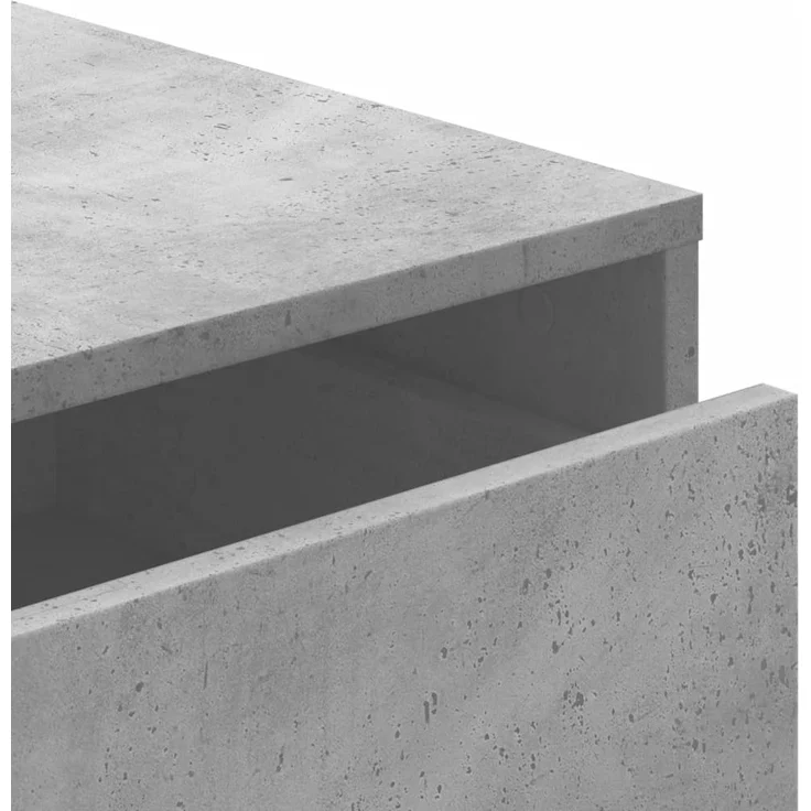 vidaXL Kommode Betongrau 80x41x58 cm Holzwerkstoff 852855 – Bild 7