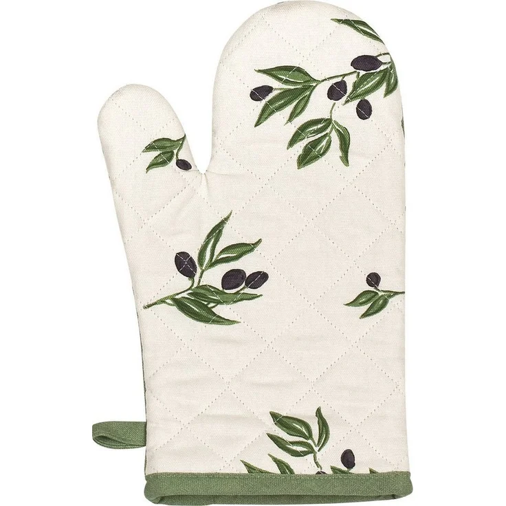 Kracht Topflappen Ofenhandschuh "Olivenzweige", Motiv – Bild 1