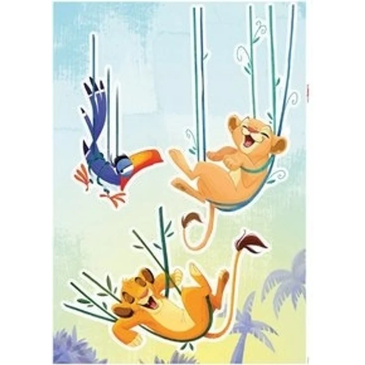 Komar Wandtattoo Lion King Relax - Größe 50 x 70 cm (3 St), selbstklebend, Wandsticker, Kinderzimmer – Bild 6