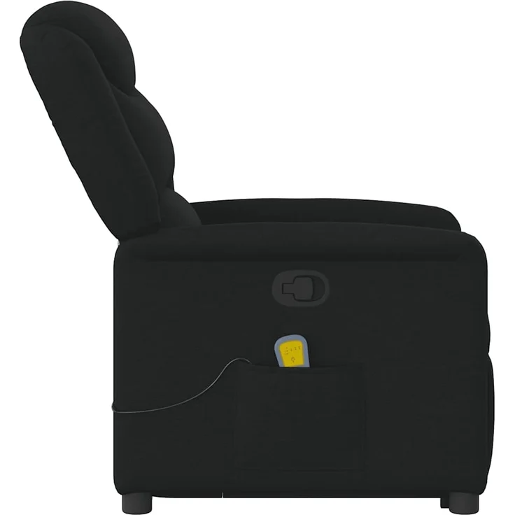 vidaXL Massagesessel mit Aufstehhilfe Schwarz Stoff 3303206 – Bild 5