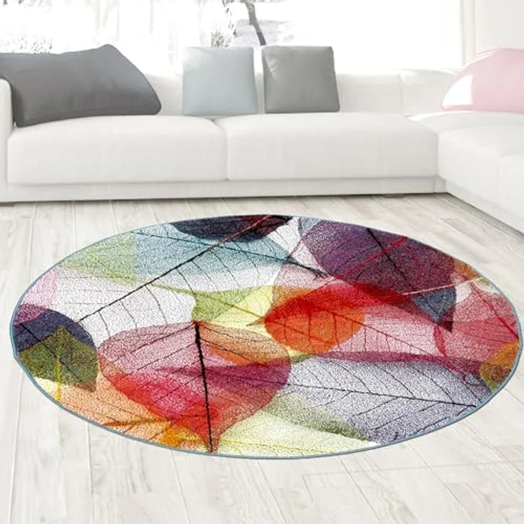 Carpetia Teppich, rund, Höhe: 13 mm – Bild 2