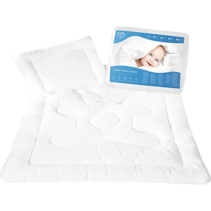 Bettdecken- und Kissenfüllung für Babybetten oder Kinderwagen, 80x70 cm, 100 % Baumwolle, Opt. 8
