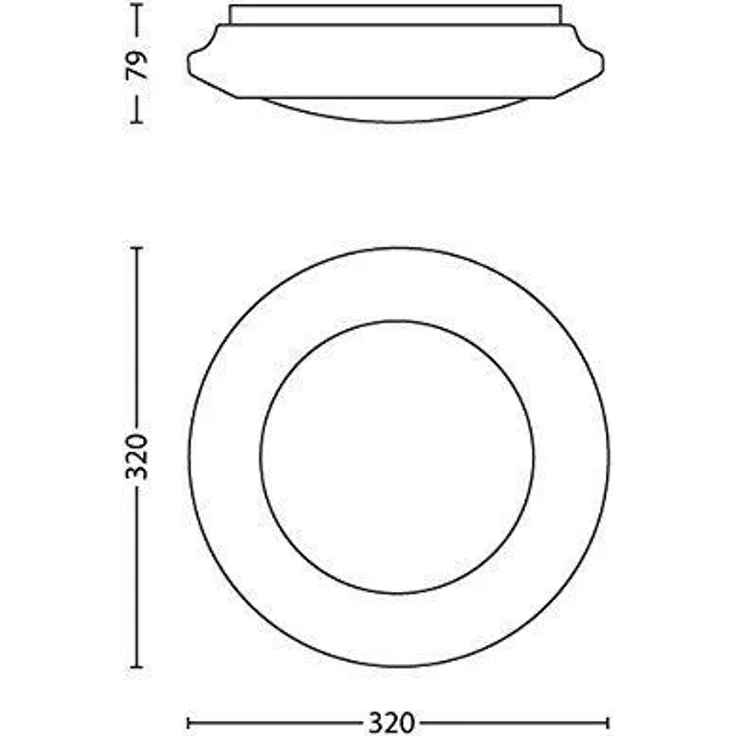 Philips Cinnabar 2700K ceiling lamp white 17W – Bild 5